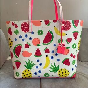 Kate Spade How Refreshing Fruit Medley Tote Bag